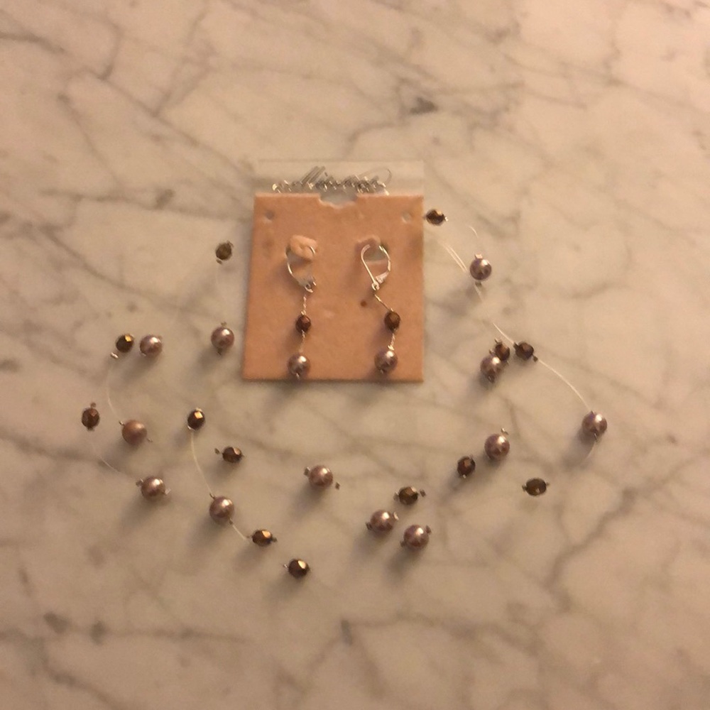 Michaelangelo necklace and earrings set - NWT